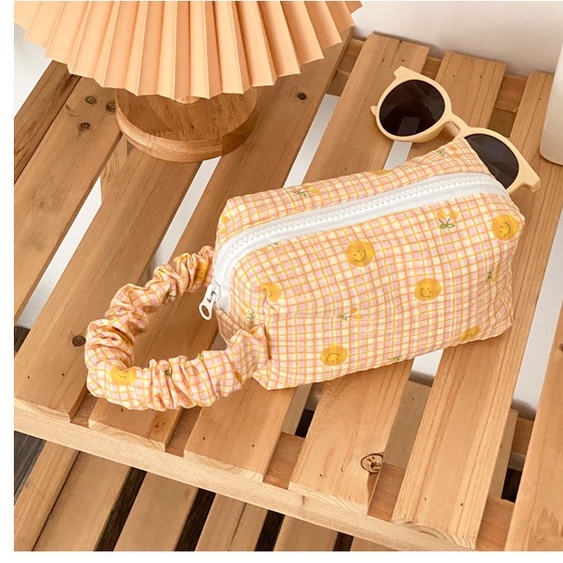 Túi Đựng Bút / Mỹ Phẩm Phong Cách Hàn Quốc Xinh Xắn Cho Nữ