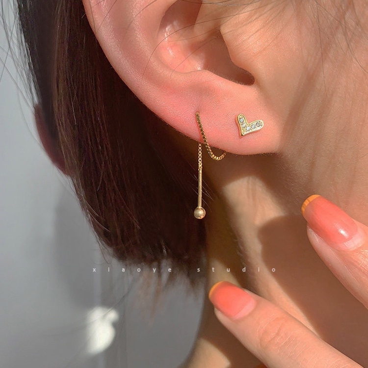 Khuyên Tai Hình Trái Tim Ngọt Ngào Thanh Lịch Cho Nữ