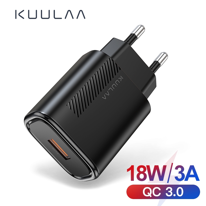 Củ Sạc Nhanh Kuulaa 18w Usb 3.0 Cho Xiaomi