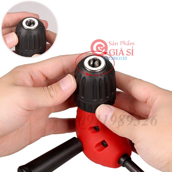 Đầu chuyển đổi máy khoan bắt vít góc 90 độ - đầu di chuyển khoan ❤️freeship❤️