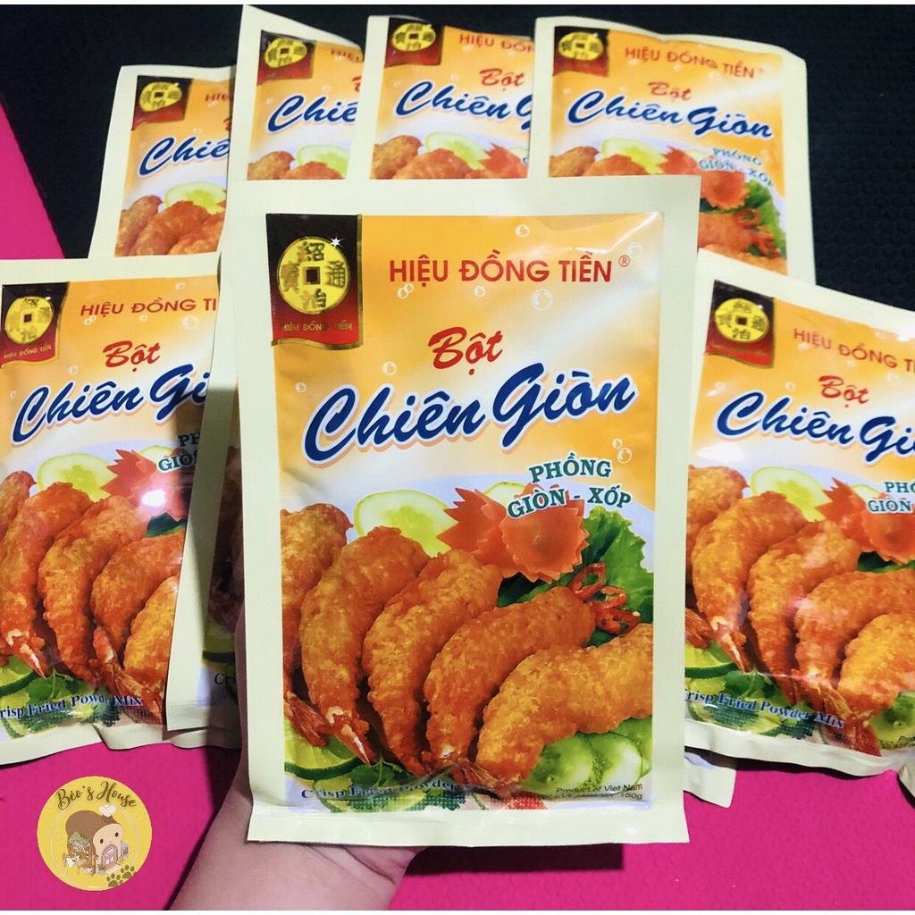 BỘT CHIÊN GIÒN , CHIÊN GÀ TÔM... HIỆU ĐỒNG TIỀN 150gr