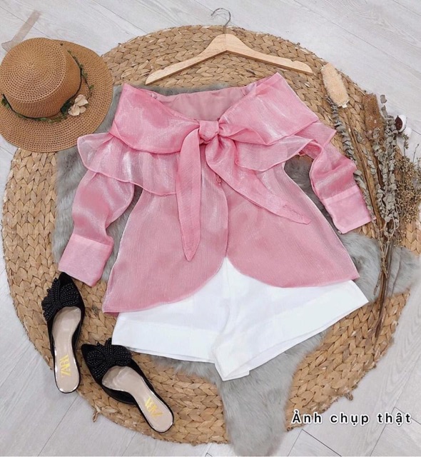 ❤️SÉT ÁO TRỄ VAI NƠ+ QUẦN #205k