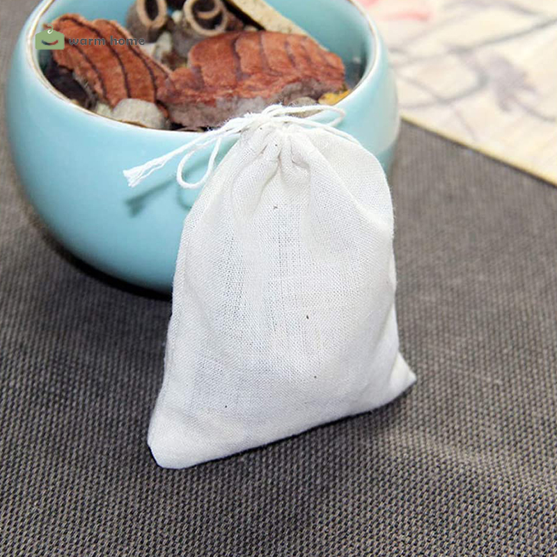 Bộ 10 Túi Lưới Dây Rút Đựng Gia Vị 8x10cm