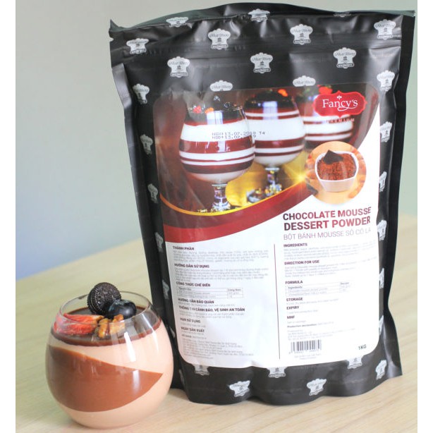 Bột Chocolate Mousse 1Kg- Bột Mousse Sôcôla
