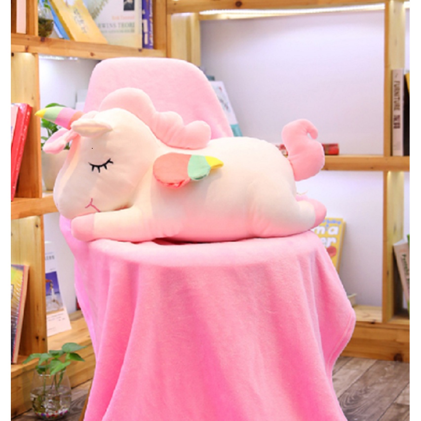 Gấu Bông chăn mền ngựa Pony Size Lớn ôm siêu thích