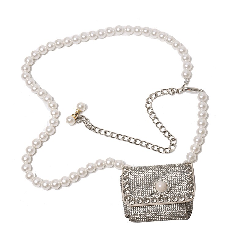 Túi Đeo Chéo JASMIN NOIR Dáng Nhỏ Phối Hạt Ngọc Trai Đơn Giản Sang Trọng 2021