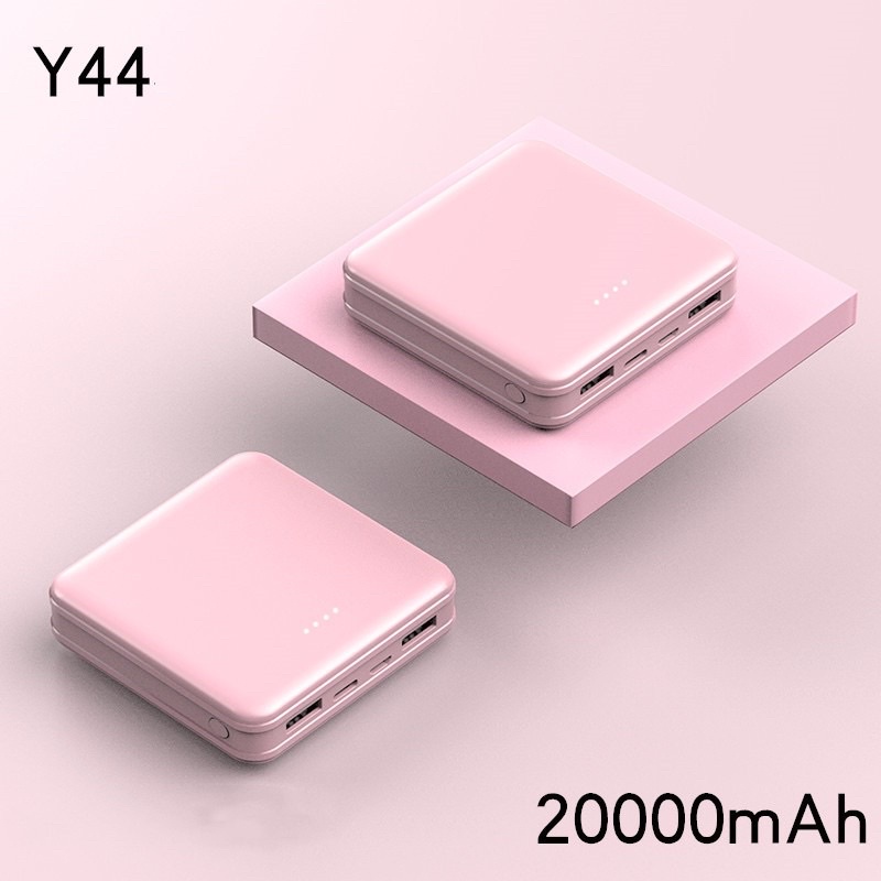 Sạc dự phòng mini Y44 20000mAh thiết kế dễ thương nhỏ nhắn dễ dàng mang theo tiện dụng