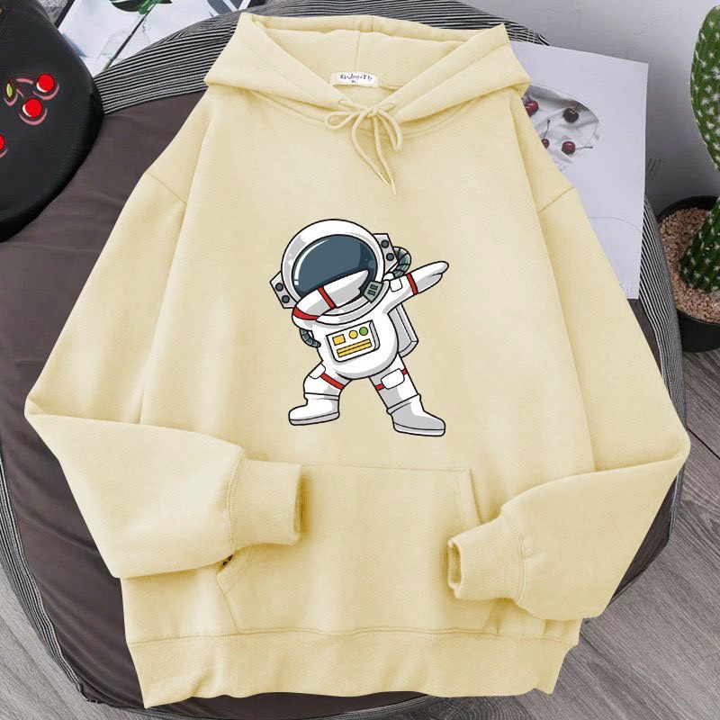 ÁO KHOÁC NỈ UNISEX IN PHI HÀNH GIA 2 CỰC ĐẸP