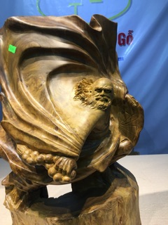Đạt ma múa võ gỗ giáng hương