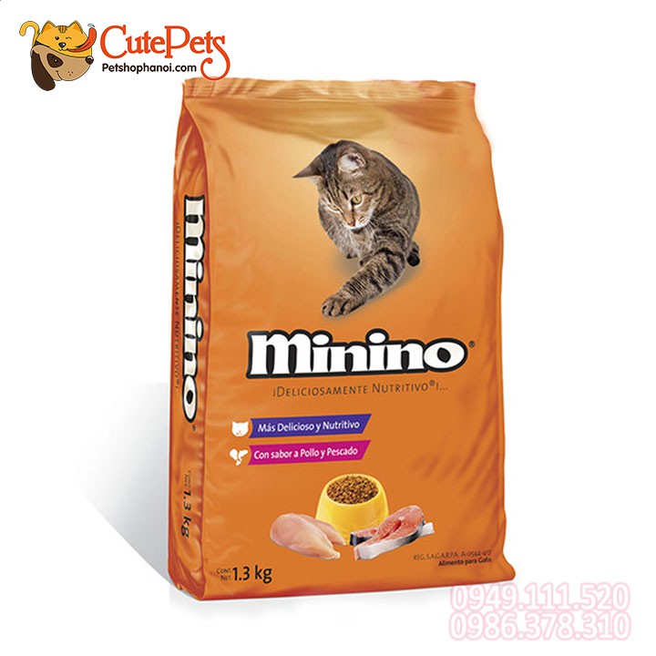 Thức ăn cho mèo MININO tải 15kg Vị cá Ngừ Dành cho mèo mọi lứa tuổi - Siêu thị thú cưng