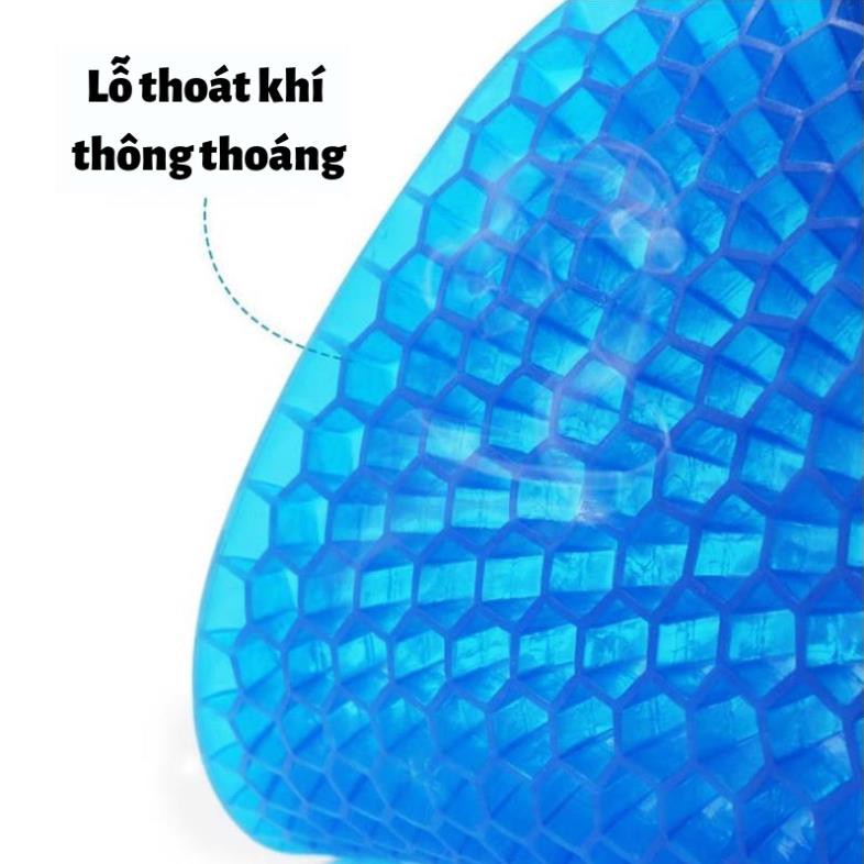 Đệm Silicone Tổ Ong Lót Ghế Ngồi ghế thoáng Khí chống đâu lưng thoái hóa lưng