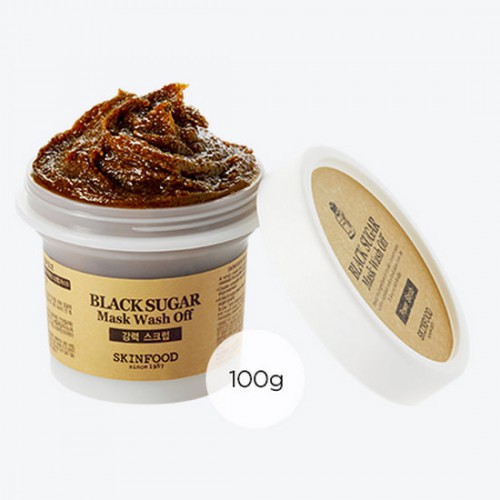 Mặt nạ đường đen Skinfood Black sugar mask wash off 100g