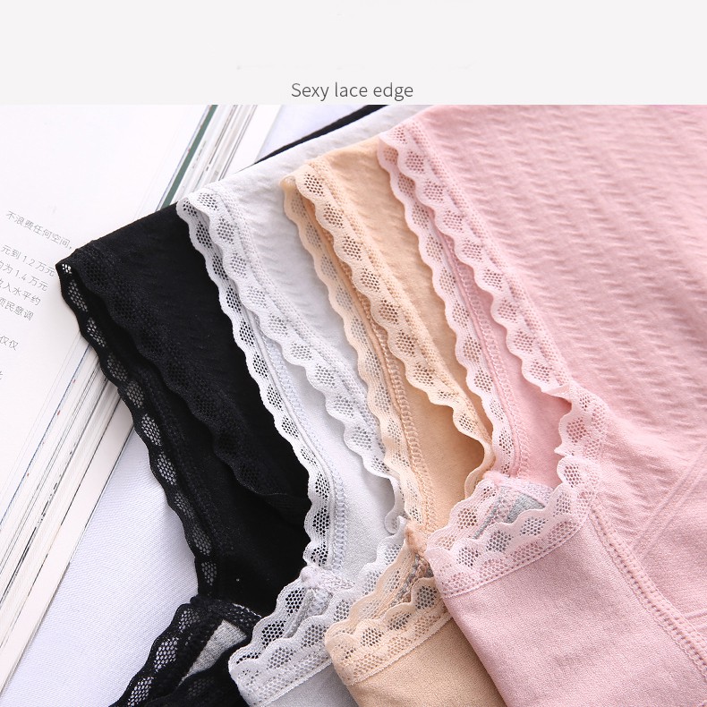 Quần lót thiết kế không hằn đường may viền ren quyến rũ dành cho nữ