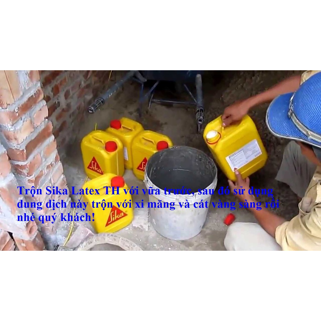 Sika Latex TH  - Phụ gia chống thấm và tác nhân kết nối
