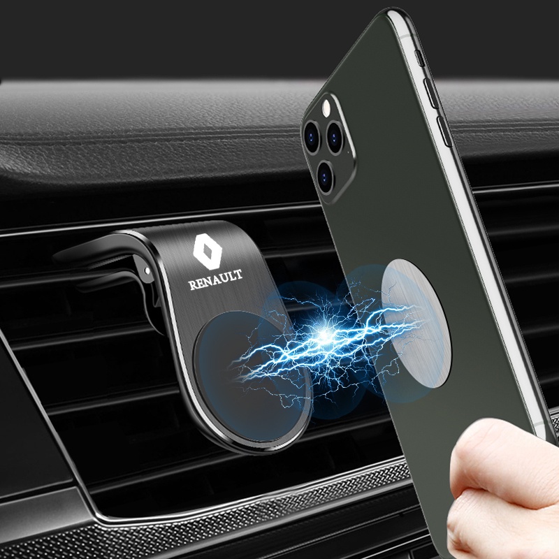 Giá Đỡ Điện Thoại Bằng Hợp Kim Có Nam Châm Gắn Lỗ Thông Gió Xe Hơi Renault TALISMAN CAPTUR Espace Clio Megane Koleos