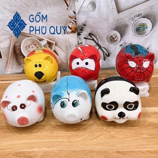 Heo đất, lợn đất 🎁 Gốm Sứ Bát Tràng 🎁 lợn tiết kiệm dễ thương, quà tặng, decor GOMPHUQUY