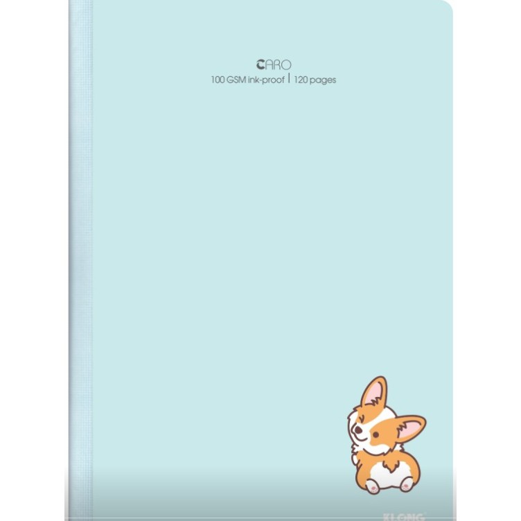 KLong Vở may dán gáy Caro B5 - 120 trang; MS: 835
