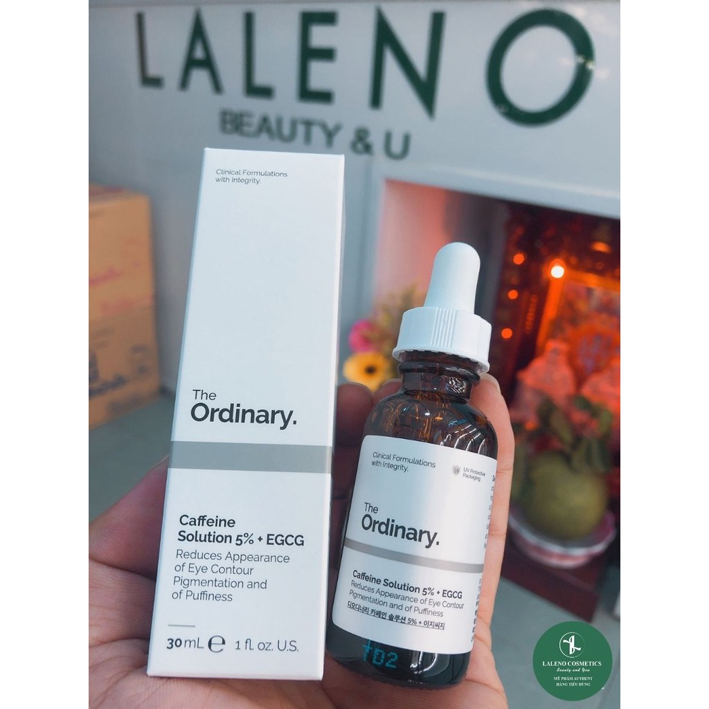 The Ordinary Caffein Solution 5% + EGCG SERUM CAFE GIẢM THÂM MẮT TRẺ HOÁ DƯỠNG ẨM