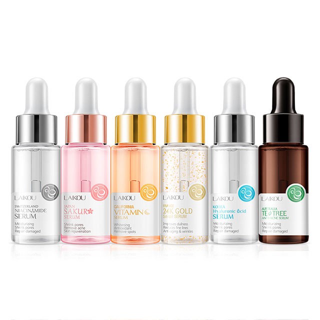 Serum Laikou Vitamin C dưỡng trắng thu nhỏ lỗ chân lông nội địa trung 17ml