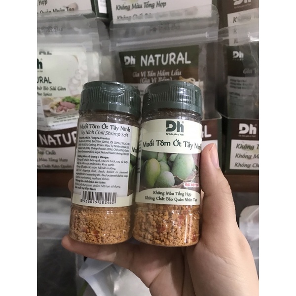 Muối tôm ớt Tây Ninh Dh Foods