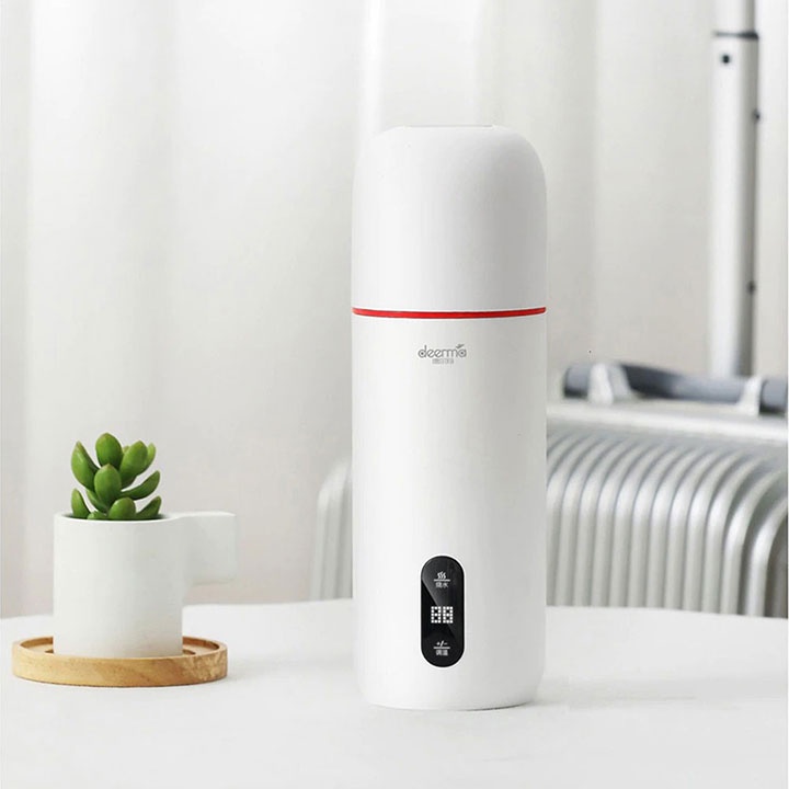 Bình đun nước giữ nhiệt Xiaomi Deerma DR035 portable electric water bottle - Hàng Chính Hãng