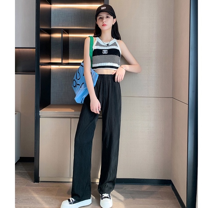 Quần ống rộng Phong Cách Hàn Quốc Cho Nữ