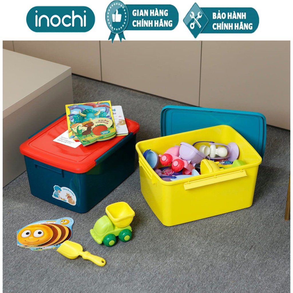 Thùng Đựng Đồ Chơi -Cho Bé Notoro INOCHI 18L Cao Cấp Đựng Đồ Chơi An Toàn, Gọn Gàng Cho Bé THDN18L