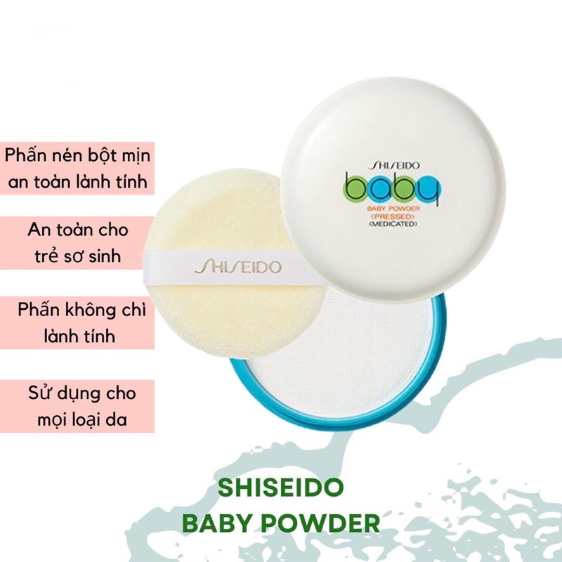 Phấn Rôm BABY POWER SHISEIDO, Kiềm Dầu, Dịu Nhẹ 50Gr