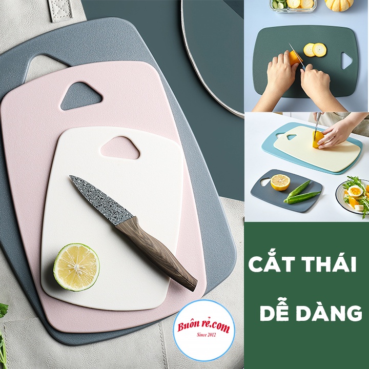 SET 3 THỚT NHỰA KHÁNG KHUẨN, HÀNG CHẤT LƯỢNG CAO, TIÊU CHUẨN CHO MỌI NHÀ - Combo set 3 thớt kháng khuẩn nhiều màu 01525