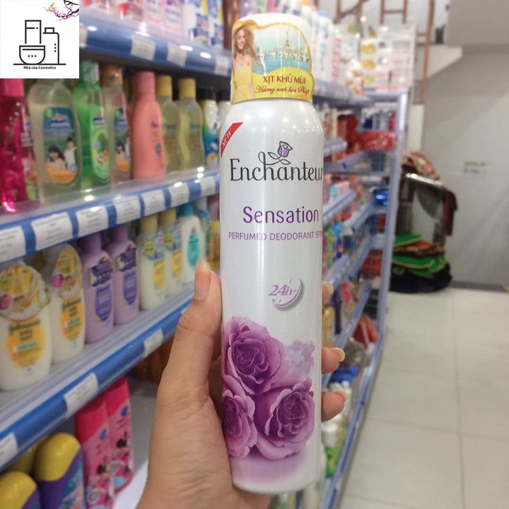 Xịt khử mùi Enchanteur Sensation 150ml