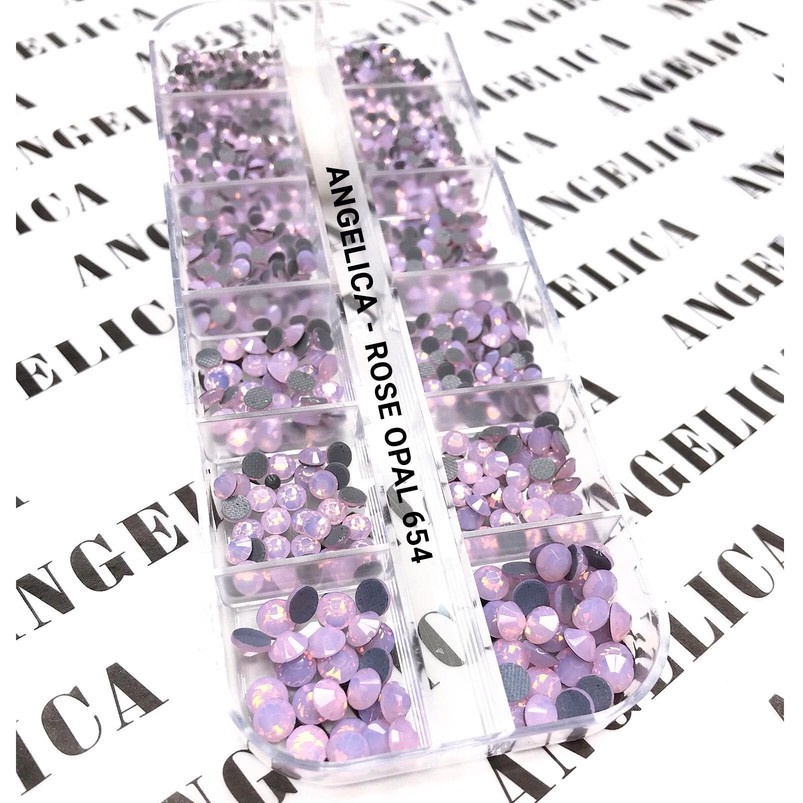 Đá Chân Lưới 14 Khía Rose Opal ANGELICA 654