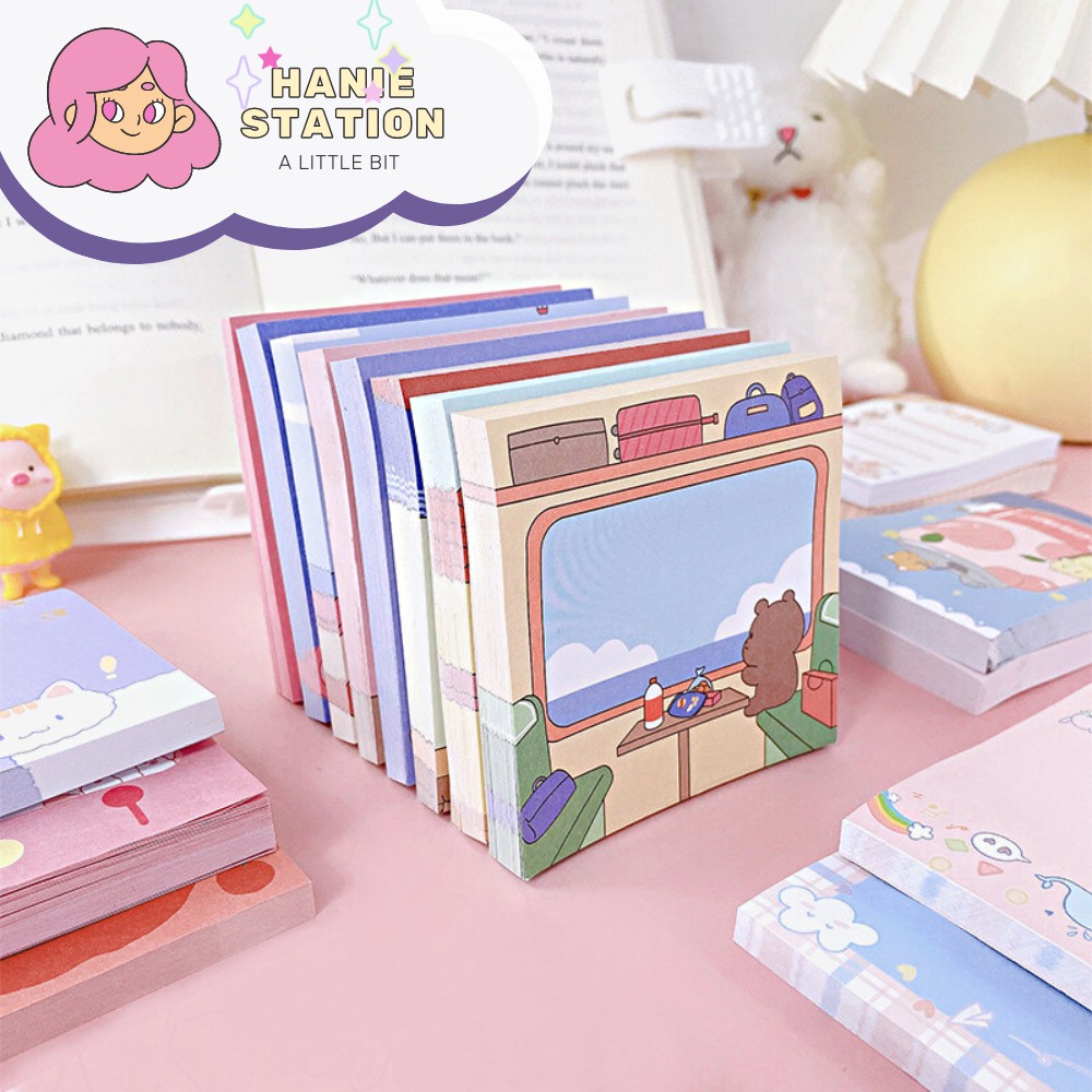 Hanie Giấy Note, Giấy Ghi Chú Nhiều Hình Cute