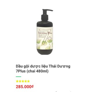 Dầu gội dược liệu Thái Dương 7Plus 480ml