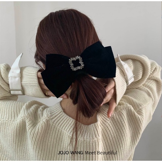 Larosa: Kẹp tóc và nơ đính đá phong cách Hàn Quốc [PKT098]
