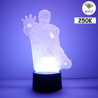 Đèn led3D trang trí Iron Man