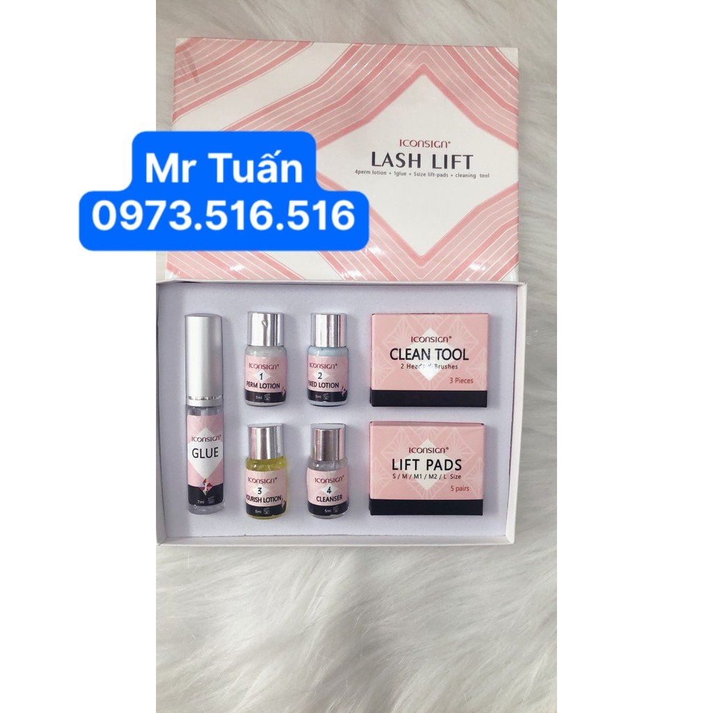 BỘ UỐN MI LASH LIFT TRẮNG ĐEN SIÊU NHANH- SIÊU CONG. dụng cụ nối mi- mr Tuấn