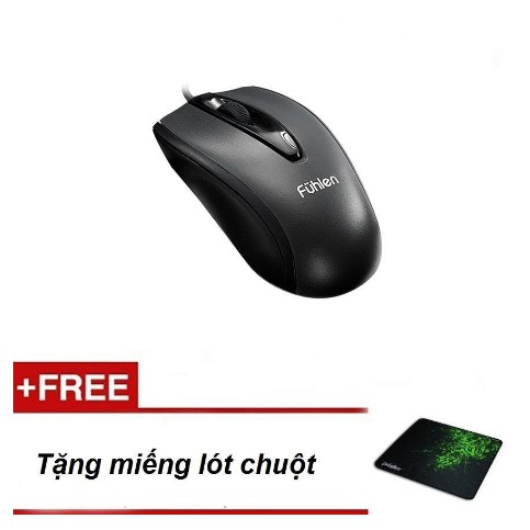 Combo 5 chuột máy tính Fuhlen L102 KM miếng lót chuột độ bám cực tốt