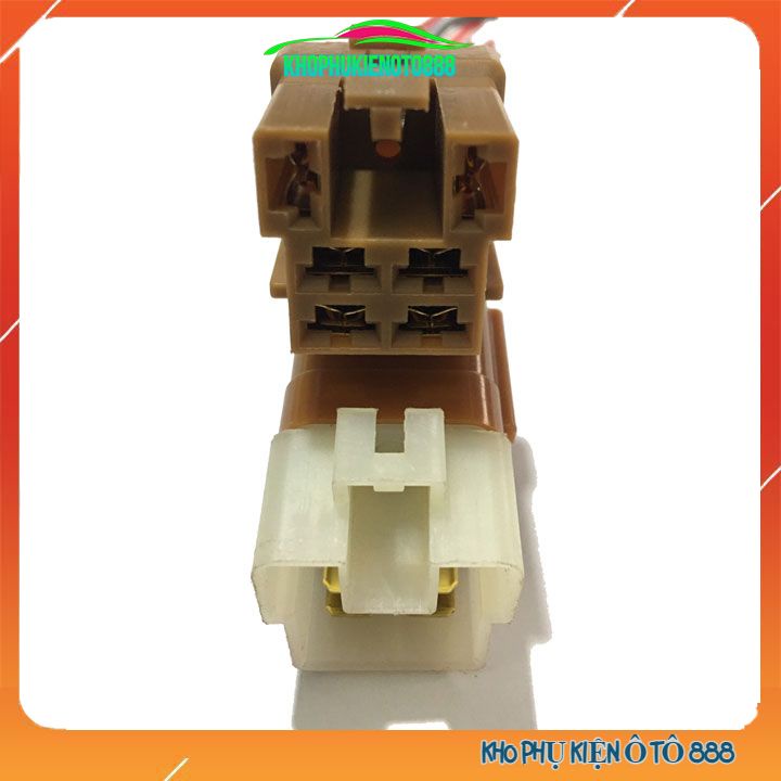 Rơ le relay ô tô 12V 6 chân nâu