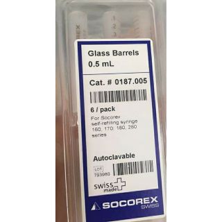 Ống thuỷ socorex 0.5ml chính hãng