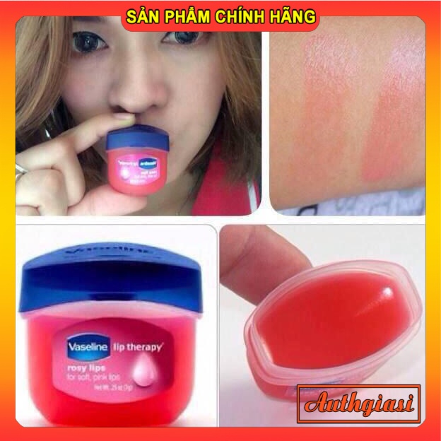 Dưỡng môi Vaseline mềm mịn chống khô nứt và thâm môi dạng hũ và thỏi