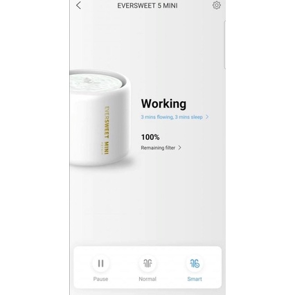 PETKIT EVERSWEET MINI 5 – MÁY LỌC NƯỚC TỰ ĐỘNG CHO MÈO BẰNG GỐM, CÓ KẾT NỐI APP