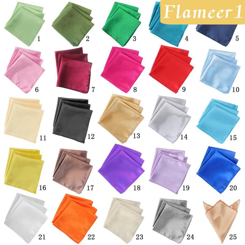 Set 10 Khăn Ăn Polyester Hình Vuông Màu Xanh Lá Nhạt 12 X 12 (30 X 30cm)