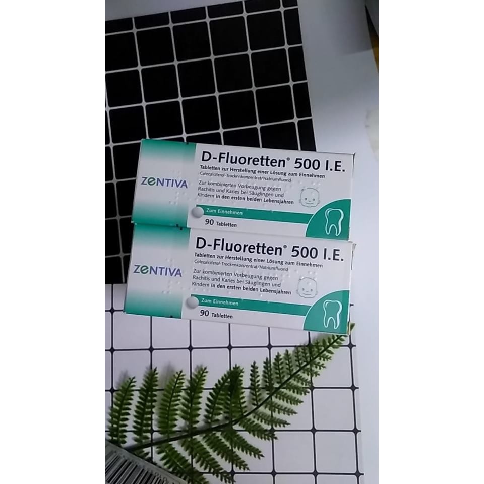 VITAMIN D Flouretten 500 I.E – của Đức