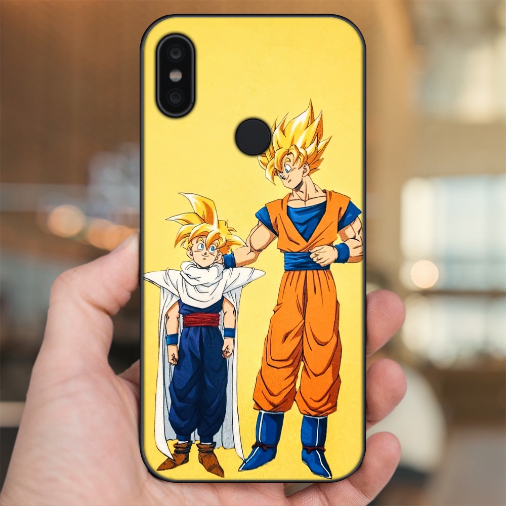 Ốp lưng Xiaomi Redmi S2 viền đen in hình Gohan Dragon Ball