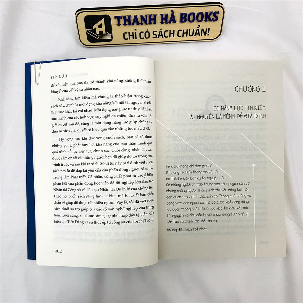 Sách - Năng Lực Tìm Kiếm (Kèm Bookmark) - Sir Lưu - Thanh Hà Books HCM