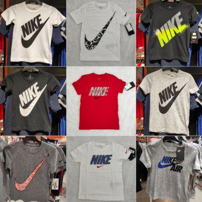 Áo Thun Thể Thao In Logo Nike Rrs133 Thời Trang Cho Bé