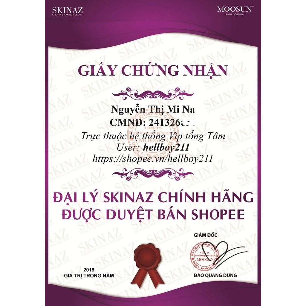 KEM DƯỠNG TRẮNG V10 GLEAMING SKINAZ MẪU MỚI | BigBuy360 - bigbuy360.vn