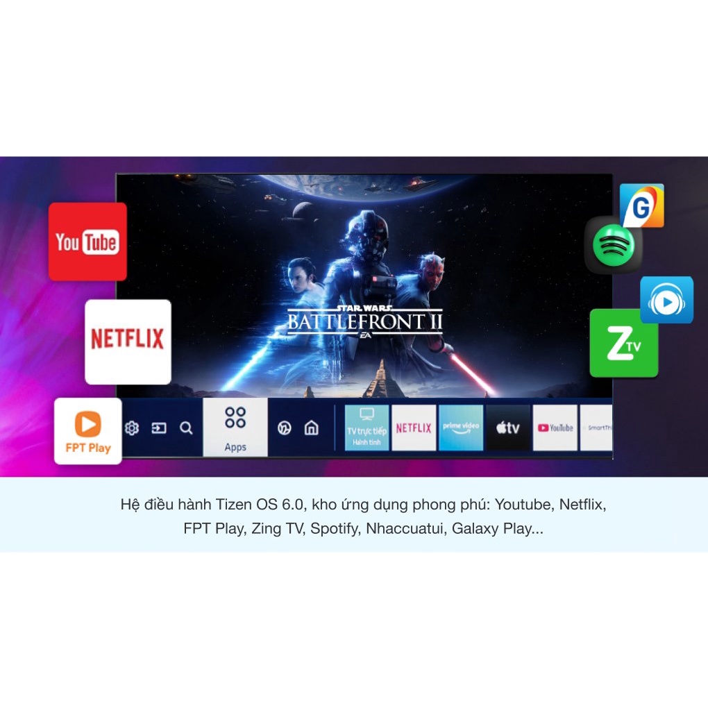 Smart Tivi Samsung 4K 55 inch UA55AU7700 2021-ĐIỆNMÁYTỒNKHO