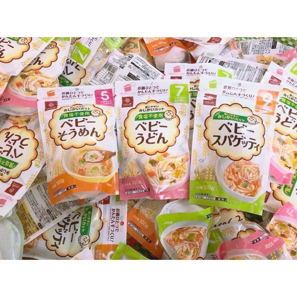 Mì somen tách muối Hakubaku cho bé (Date 2024)