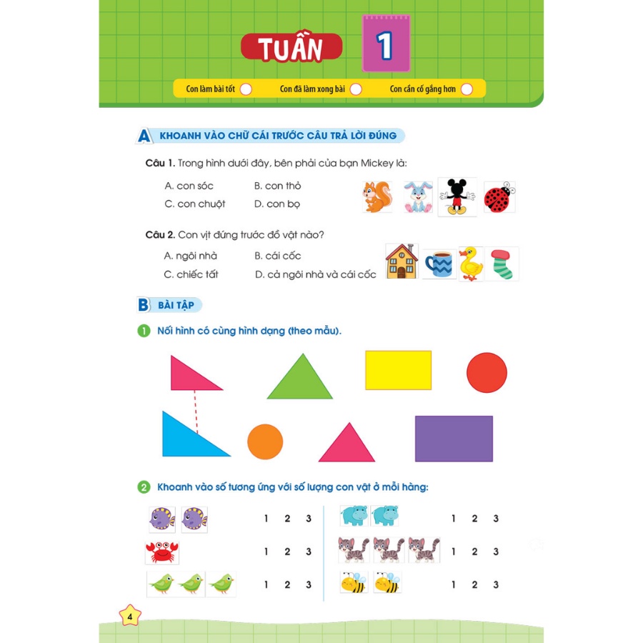 Sách - Phiếu Bài Tập Cuối Tuần Toán 1 (35 Tuần Học) - MEGA